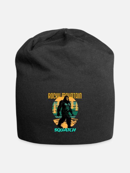 Rocky mountain sasquatch. - Jersey Beanie - black - Front