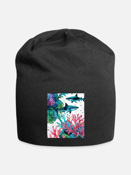 Abyssal Predators Coral Realm Guardians - Jersey Beanie - black - Front