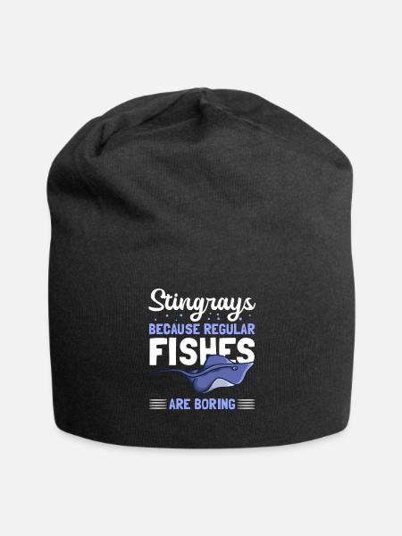 Stingrays Because Stingray - Jersey Beanie - black - Front