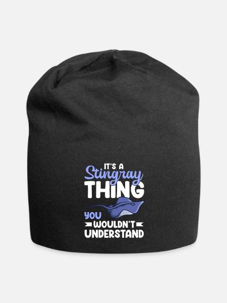 Stingrays A Stingray Thing - Jersey Beanie - black - Front