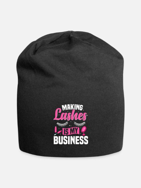  Eyelash Tech Must Haves Eyelash Artist Lash - Jersey Beanie - black - Front