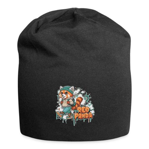 Red Panda Street Graffiti Vibes - Jersey Beanie