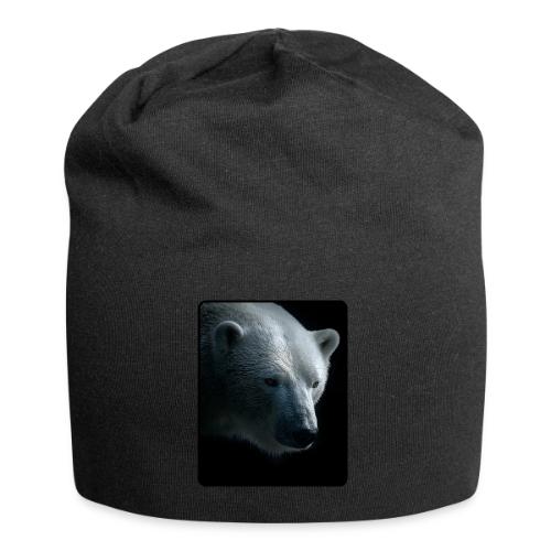 Polar Bear Close-Up Wildlife Design - Jersey Beanie