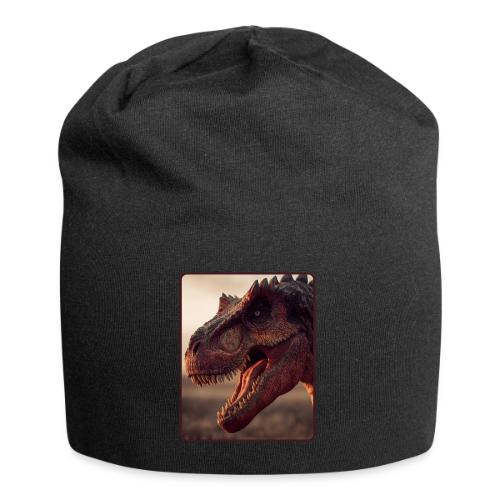 T Rex Roaring Close-Up Design - Jersey Beanie