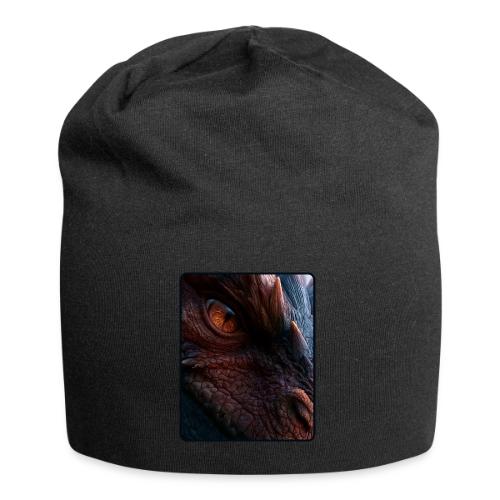 Fierce Ancient Dragon Portrait Design - Jersey Beanie