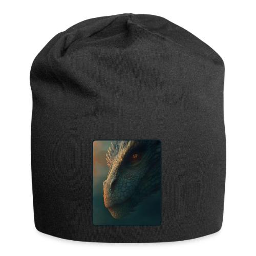 Golden Eye Dragon Close-Up Design - Jersey Beanie
