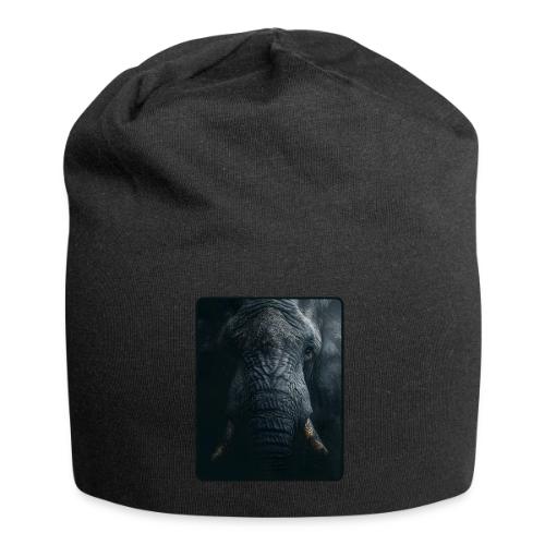 Shadow Elephant Intense Eyes Design - Jersey Beanie