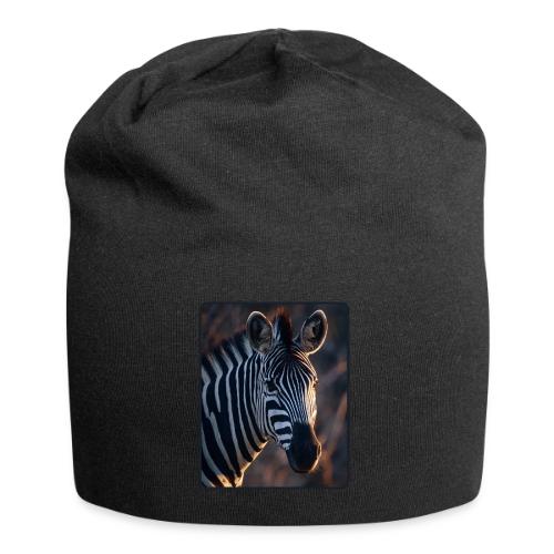 Majestic Zebra Sunset Portrait Design - Jersey Beanie