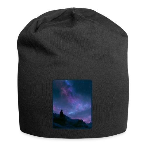 Stargazer Nebula Night Sky Art - Jersey Beanie