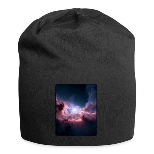 Radiant Cosmic Nebula Artwork - Jersey Beanie