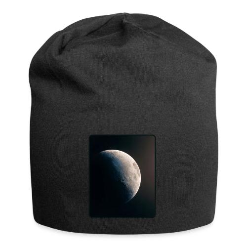 Crescent Moon Celestial Artwork - Jersey Beanie