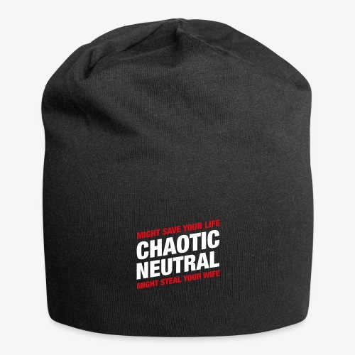 Chaotic Neutral Alignment Might Save Your Life - Jersey Beanie