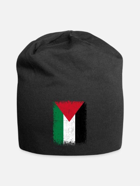 Free Palestine Free Gaza Palestine Flag Palestine - Jersey Beanie - black - Front