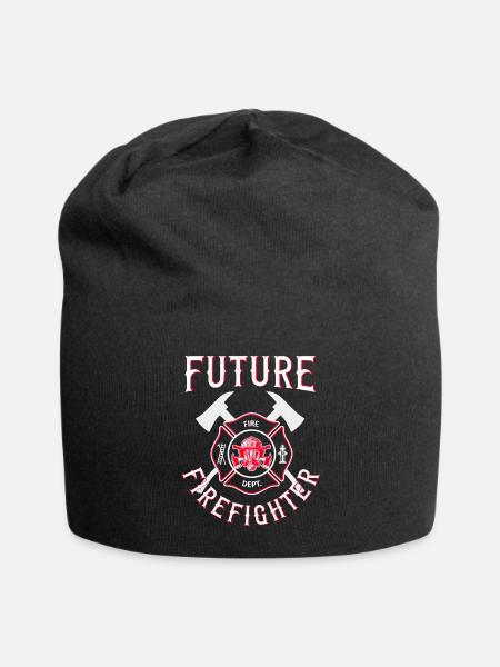 Future Firefighter - Jersey Beanie - black
