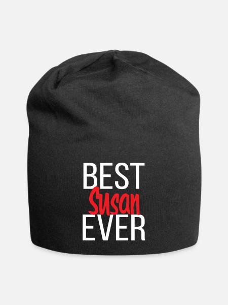 Best Susan Ever - Jersey Beanie - black