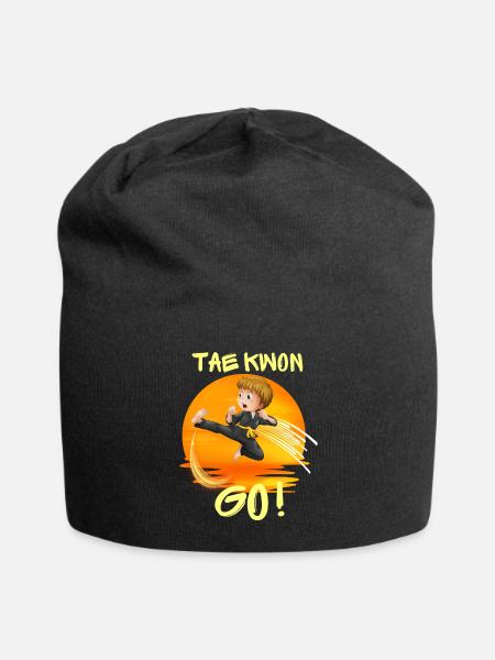 Tae Kwon Go Kids Martial Arts - Jersey Beanie - black - Front