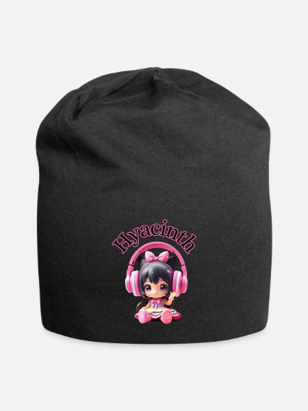 Hyacinth Doll - Jersey Beanie - black