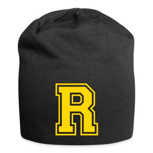 Letter R – Capital Athletic Alphabet Monogram - Jersey Beanie