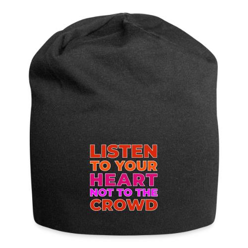 Heart Over Hype - Jersey Beanie