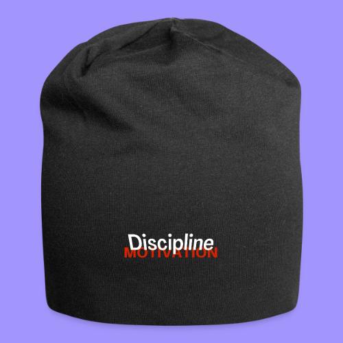 Discipline Above Motivation - Jersey Beanie