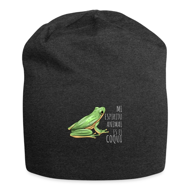 Mi Espiritu Animal es el Coqui Boricua Puerto Rico - Jersey Beanie