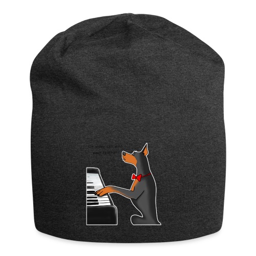 On video call with your teacher - Jersey Beanie