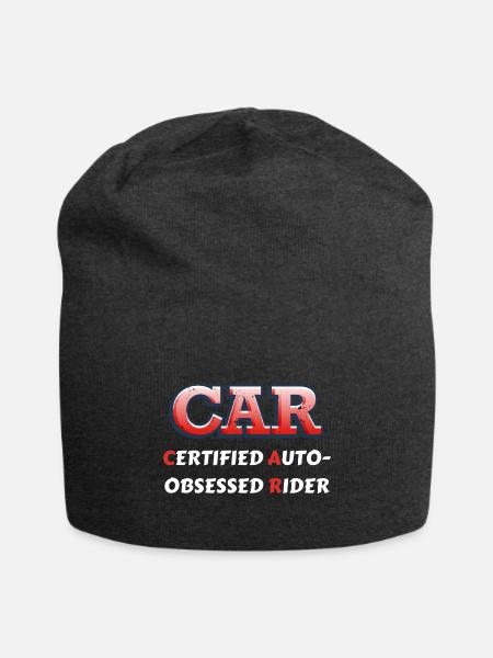 Car Obsessed Rider Logo Tee - Jersey Beanie - charcoal grey - Front