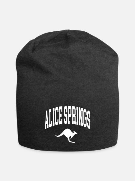 Alice Springs - Jersey Beanie - charcoal grey