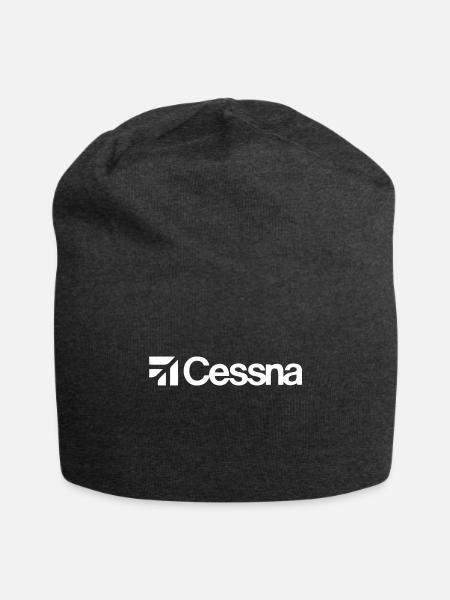 Cessna aircraft Tee - Jersey Beanie - charcoal grey