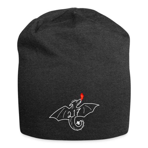 White Dragon Logo Merch - Jersey Beanie