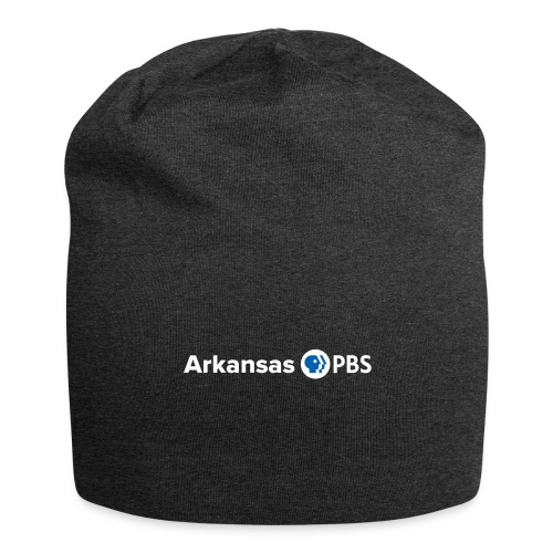 Arkansas PBS Logo WHITE - Jersey Beanie
