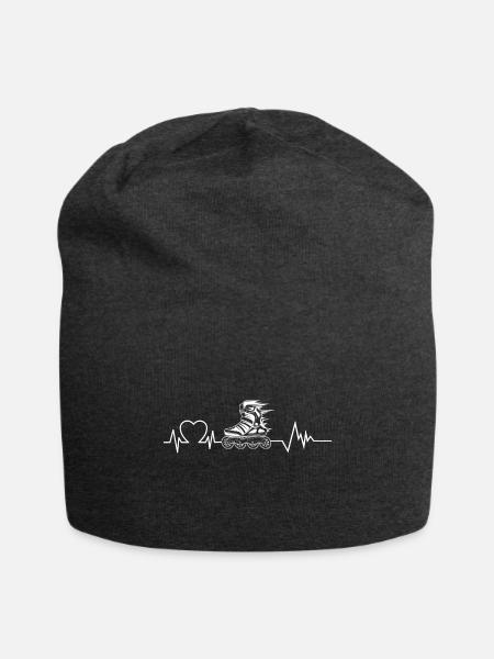 Roller Skates Rollerblades Speed Skates - Jersey Beanie - charcoal grey - Front