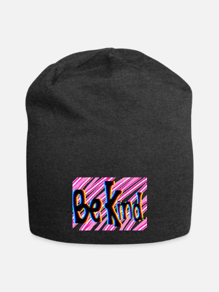 Bekind - Jersey Beanie - charcoal grey - Front