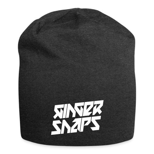 Ginger Snap5 logo (two lines white) - Jersey Beanie