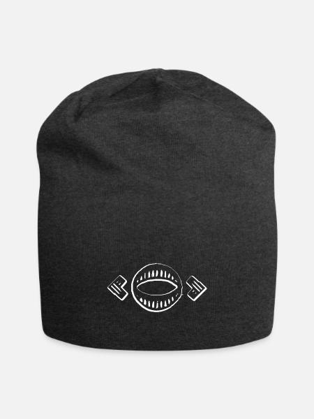 The Eye - Jersey Beanie - charcoal grey - Front