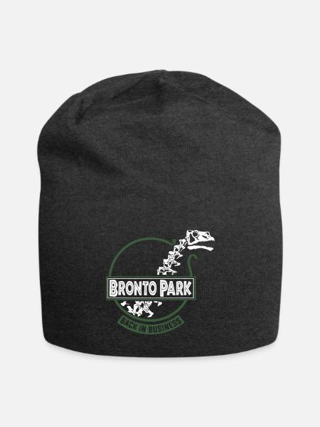 Bronto Park - Jersey Beanie - charcoal grey - Front