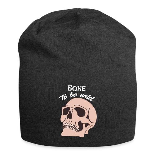 Bone To Be Wild - Edgy Skull - Jersey Beanie