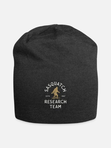Sasquatch Research Team - Jersey Beanie - charcoal grey - Front