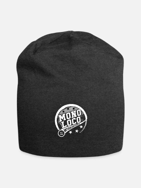 Mono Loco Antigua Guatemala - Jersey Beanie - charcoal grey - Front