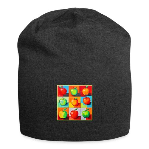Colorful Apple Grid - Jersey Beanie