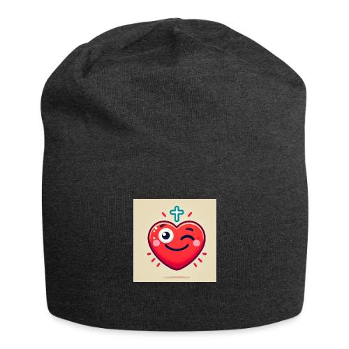 DALLE 2025 09 13 15 56 10 A winking heart sh - Jersey Beanie
