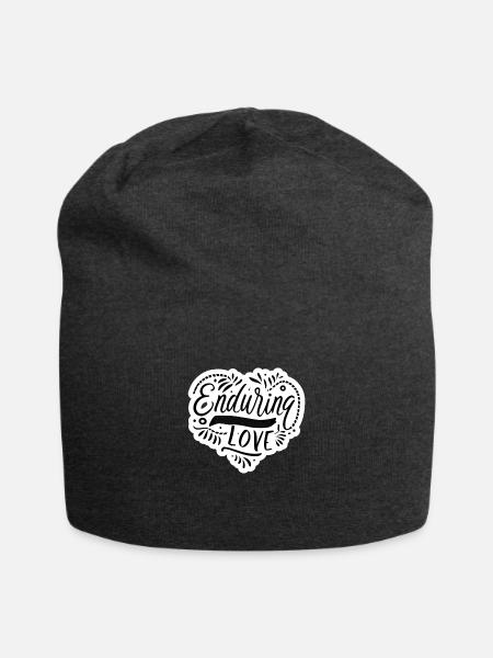 Enduring Love - Jersey Beanie - charcoal grey - Front