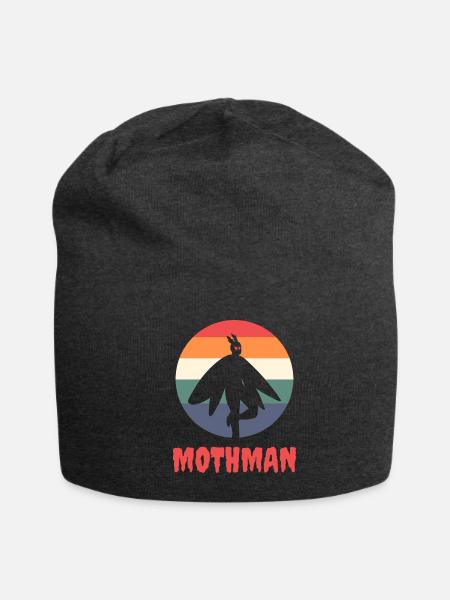 Mothman - Jersey Beanie - charcoal grey - Front
