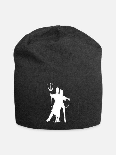 Dae wih the Dvil - Jersey Beanie - charcoal grey