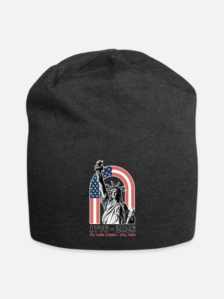 Liberty 1776–2026: 250 Years Strong - Jersey Beanie - charcoal grey - Front