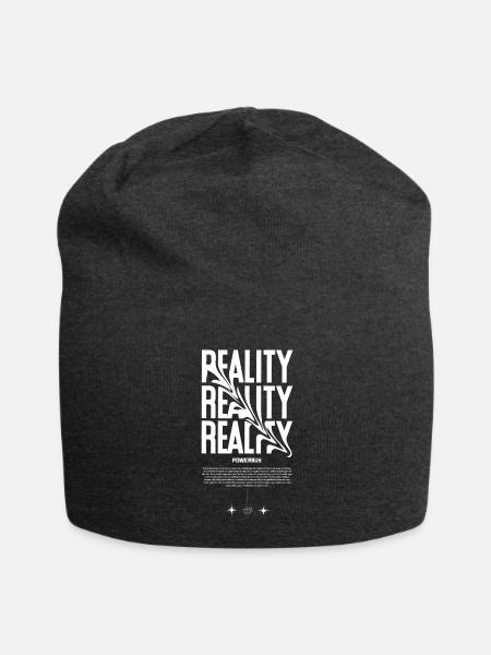 Reality - Jersey Beanie - charcoal grey - Front