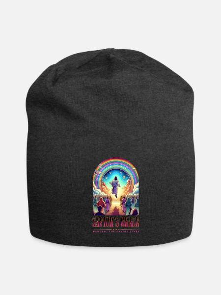 Savior's Grace Ascension - Jersey Beanie - charcoal grey - Front