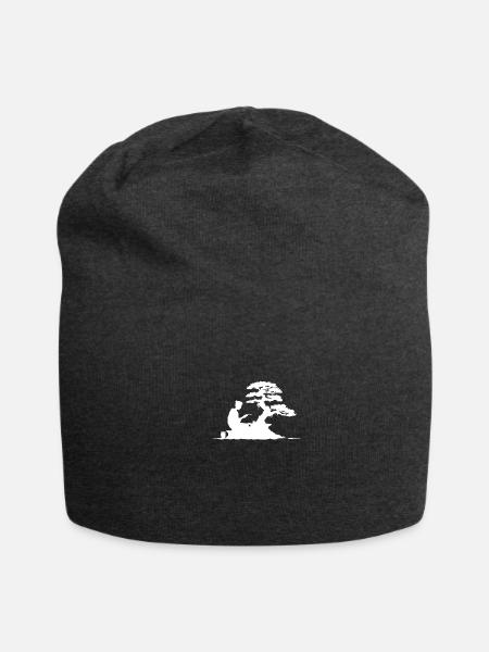 bonsai Japanese Art - Jersey Beanie - charcoal grey - Front