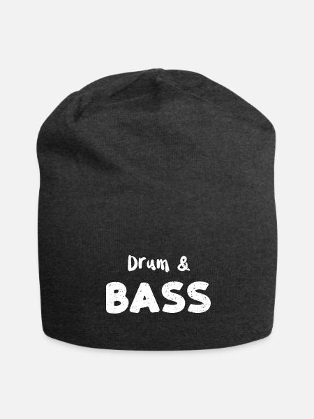 Drum & Bass - Drums - Jersey Beanie - charcoal grey - Front