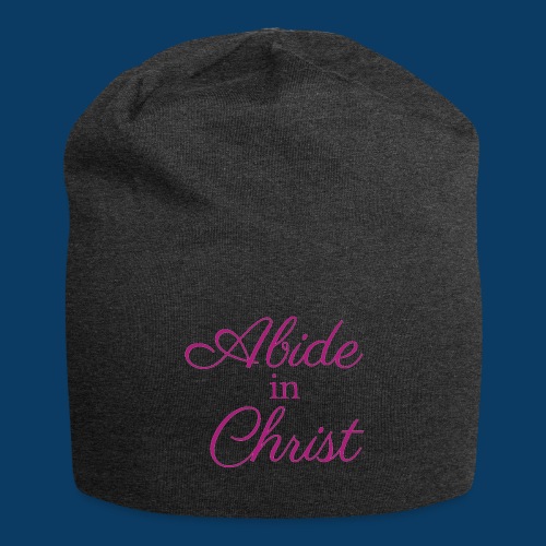 Abide in Christ | Pink - Jersey Beanie